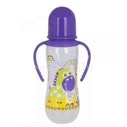 Бутылочка Lubby с силиконовой соской С ручками 250 мл (с 0 мес)
