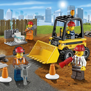 Конструктор LEGO City 60072 Набор для начинающих Строительная команда 5