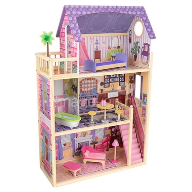 Дом для кукол до 30 см KidKraft Кайла Kayla dollhouse, 10 предметов мебели 0