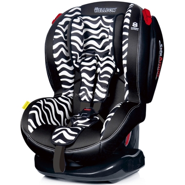 Автокресло Welldon New Royal Baby Side Armor & Cuddle BS02N-BCE Zebra 0