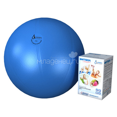 Мяч Альпина Пласт гимнастический Фитбол Стандарт 45 см (цвет в ассортименте) 0