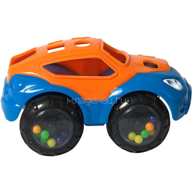 Машинка-неразбивайка Baby Trend Оранжево-синий 1