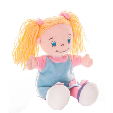 Мягкая игрушка AURORA Куклы 25 см Кукла девочка в голубом платье 0