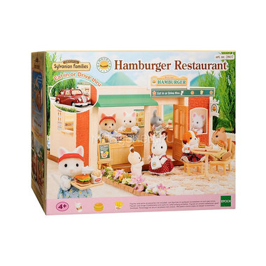 Игровой набор Sylvanian Families Ресторан Гамбургер 2