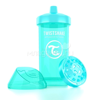 Поильник Twistshake Kid Cup 360 мл (с 12 мес) бирюзовый 0