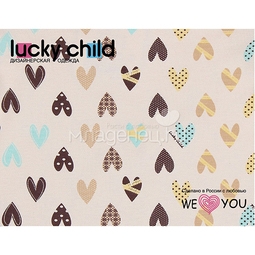 Комплект пеленок Lucky Child Сердечки (3 шт)
