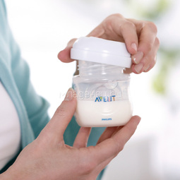 Молокоотсос Philips Avent ручной SCF 330/13 в комплекте 3 контейнера для хранения молока
