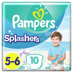 Трусики для плавания Pampers Splashers размер 5-6 (14+ кг), 10 шт