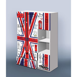 Шкаф Кроватка5 с ящиками Британия
