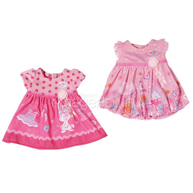 Одежда для кукол Zapf Creation Baby Born Платья на вешалке в ассортименте (2 вида) 0