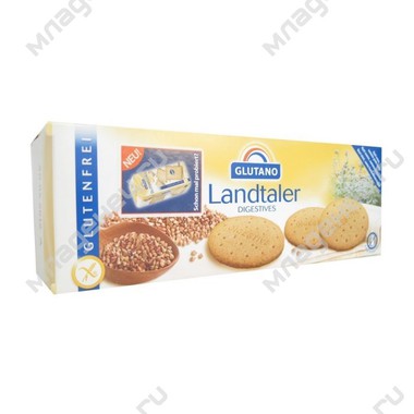 Печенье Glutano  (без глютена) 150 гр Landtaler Digestives 0