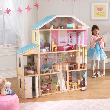 Кукольный домик KidKraft Великолепный Особняк Majestic Mansion с мебелью 2