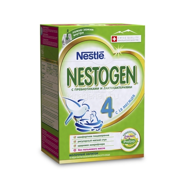 Детское молочко Nestle Nestogen 700 гр №4 (с 18 мес) 2
