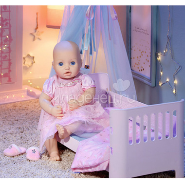Одежда для кукол Zapf Creation Baby Annabell Спокойной ночи: платье и тапочки для куклы 46 см 1