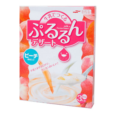 Смесь Maruha Nichiro для молочного десерта 150 гр С кусочками персика (с 3 лет) 0