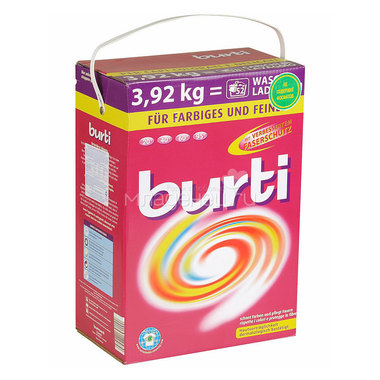 Стиральный порошок Burti для цветного и тонкого белья 3.92 кг 0