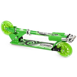 Самокат 2в1 Small Rider Combo Runner с лыжами и колесами Зеленый