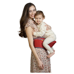 Хипсит Чудо-Чадо Пояс для ношения ребенка с 6 мес до 3 лет бордовый
