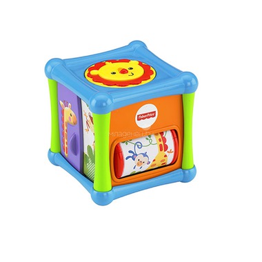 Развивающая игрушка Fisher Price Кубик для игр Веселые животные 0