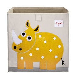 Коробка для хранения 3 Sprouts Носорог (Yellow Rhino) Арт. 00007