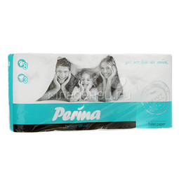 Туалетная бумага Perina Perfect White (3 слоя) 8 шт