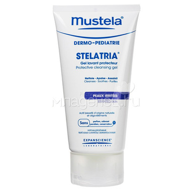 Очищающий защитный гель "Stelatria" Mustela 150 мл 0