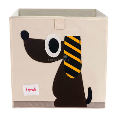 Коробка для хранения 3 Sprouts Собачка (Brown Dog) Арт. 67621 0