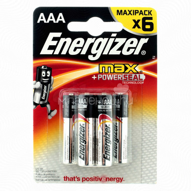 Батарейка Energizer E92 AАA 6 шт 0