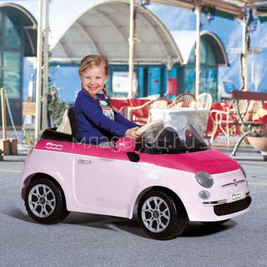 Электромобиль Peg-Perego FIAT 500 Розовый 5