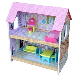 Игровой домик Lanaland для кукол Деревянный 44х24х48 см
