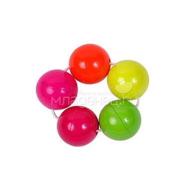 Погремушка ПОМА Цветные шарики 1