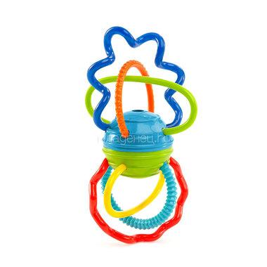 Развивающая игрушка Rhino Toys Oball Разноцветная гантелька с 0 мес. 0