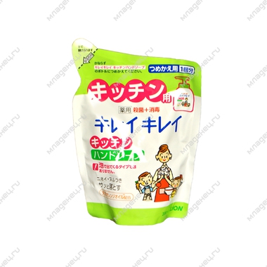 Мыло жидкое для рук Lion KireiKirei с апельсиновым маслом (запасная упаковка) для кухни 200 мл 0
