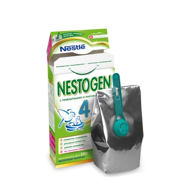 Детское молочко Nestle Nestogen 350 гр №4 (с 18 мес) 4