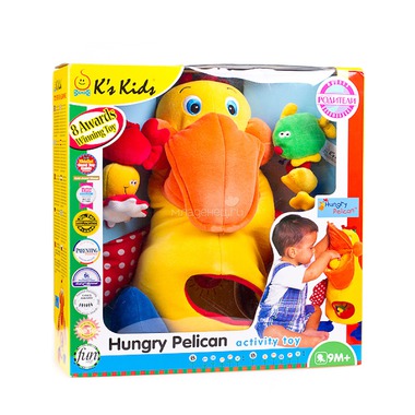 Развивающая игрушка K's Kids Голодный пеликан с игрушками 1