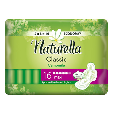 Прокладки гигиенические Naturella Classic Maxi Camomile 16 Шт. 0