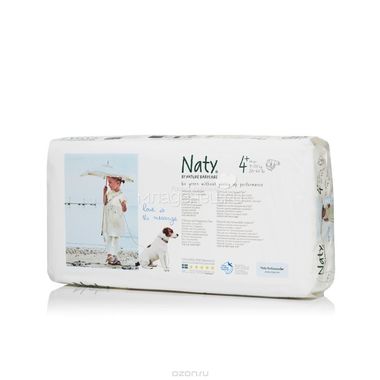 Подгузники Naty 9-20 кг (44 шт) Размер 4+ 0