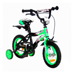 Велосипед двухколесный Velolider 12" Lider Shark 12A-1287 Зеленый/Черный
