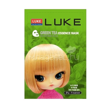 Маска Luke для лица с экстрактом зеленого чая 21 гр 0