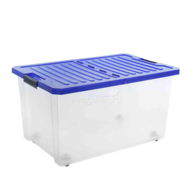 Ящик для хранения игрушек BranQ Unibox Синий 57л 0