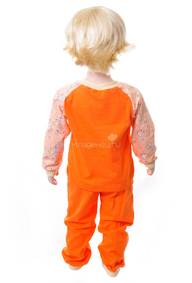Пижама Детская радуга Огонёк, цвет оранжевый  1