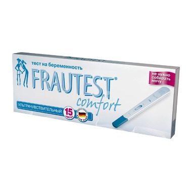 Тест FRAUTEST на определение беременности Сomfort (в кассете с колпачком) 1 шт 0