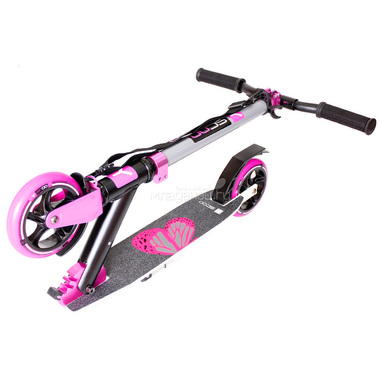 Самокат Y-SCOO RT 145 City Hong Kong Family design Butterfly Pink 4