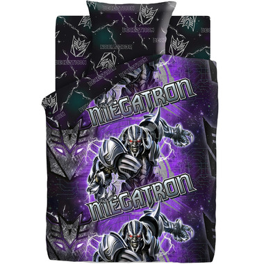 Комплект постельного белья 1,5 поплин Непоседа Transformers Neon Мегатрон 0