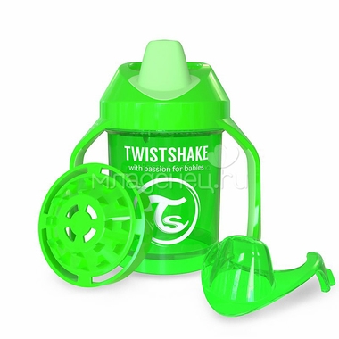 Поильник Twistshake Mini Cup 230 мл (с 4 мес) зеленый 0