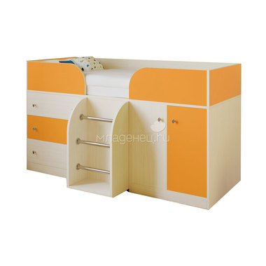 Набор мебели РВ-Мебель Астра 5 Дуб молочный/Оранжевый 0