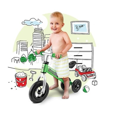 Беговел-каталка Small Rider Jimmy для малышей Зеленый 4