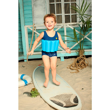 Купальный костюм для мальчика Baby Swimmer Солнышко голубой рост 98 1