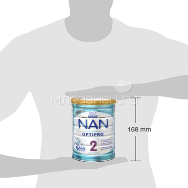 Молочная смесь Nestle NAN Premium OPTIPRO 800 гр №2 (с 6 мес) 6