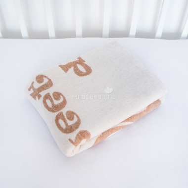 Одеяло Споки Ноки байковое 100% хлопок 100х140 жаккардовое Сони (бежевый, салатовый,голубой и розовый) 2